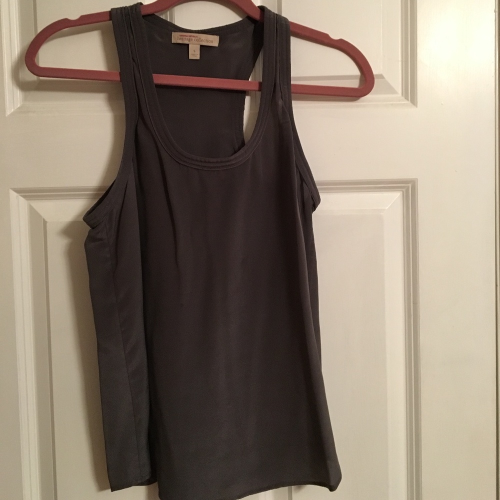 100% Silk Banana Republic Heritage Tank